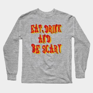 retro vintage halloween saying Long Sleeve T-Shirt